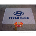 HYUNDAI car racing team flag HYUNDAI car club banner 90*150CM 100% polyster